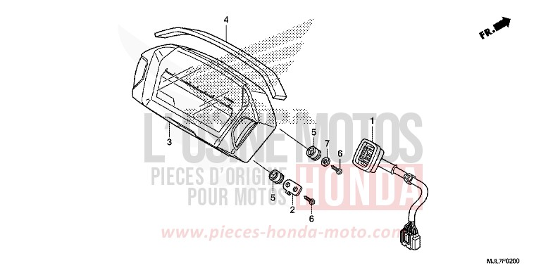 MESSGERAET von Integra 750 CANDY ARCADIAN RED (R305) von 2014
